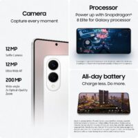 SAMSUNG Galaxy S25 Edge Phone + Gift Card + Large Storage Upgrade, 512 GB AI Smartphone, Unlocked Android, Night Video, Fast Processor, 2025, US 1 Yr Manufacturer Warranty, Titanium Silver - Image 4