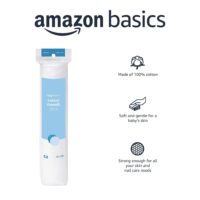 Amazon Basics Hypoallergenic 100% Cotton Rounds for Makeup Removal and Skincare, 100 Count, 1 Pack - Image 3