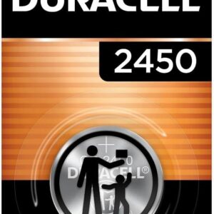 Duracell 2450 Lithium Battery, 1 Count (Pack of 1), Coin Batteries for Key Fob, Car Remote, Watch, CR2450, 3 Volt (3V) Cell