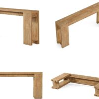 Little Tree 70.9-Inch Long Console Table, Narrow Sofa Table Behind The Couch, Farmhouse Console Table for Living Room, Entryway, Hallway - Image 11