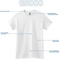 Gildan Unisex Adult Ultra Cotton T-Shirt, Style G2000, Multipack - Image 4