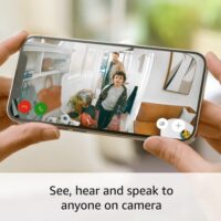 Ring Indoor Cam (2nd Gen) | latest generation, 2023 release | 1080p HD Video & Color Night Vision, Two-Way Talk, and Manual Audio & Video Privacy Cover | 2-pack, White - Image 2