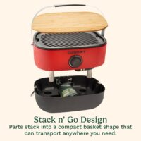 Cuisinart CGG-750 Portable, Venture Gas Grill, Red - Image 4