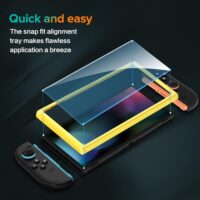 ivoler 4-Pack Tempered Glass Screen Protector Designed for Nintendo Switch 2 2025 with [Alignment Frame] Transparent HD Clear[Updated Version] Screen Protector for Switch 2 7.9'' - Image 3