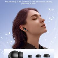 Wireless Earbuds Bluetooth Headphones, Ear Buds with Deep Bass, 40H Long Playtime, LED Power Display, IP7 in Ear Earphone with Mic for iPhone Android Phone Sports Workout, Black - Image 6