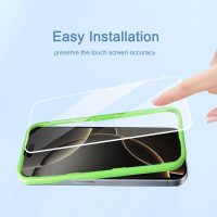 Ailun 3 Pack Screen Protector for iPhone 16 Pro [6.3 inch] + 3 Pack Camera Lens Protector with Installation Frame,Case Friendly Tempered Glass Film,[9H Hardness] - HD - Image 6