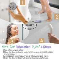Shower Steamers Aromatherapy BLRIET 8 Pack Gifts for Women Father Day Gift Dad Men, Birthday Gifts for Her Stress Relief Home Spa, Lavender Natural Essential Oil Self Care Relaxation Shower Bombs Teen - Image 6