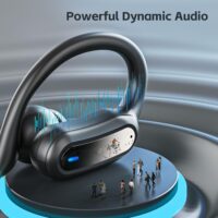 Wireless Earbuds, Bluetooth 5.4 Headphones, True Wireless Stereo Earphones with IPX7 Waterproof, Noise Cancelling Mic, Fast Charging and Comfort Fit Ear Buds for Sports/Workouts - Black - Image 4