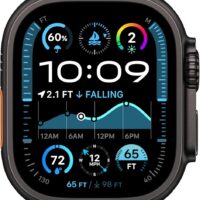 Apple Watch Ultra 2 [GPS + Cellular 49mm] Smartwatch, Sport Watch with Black Titanium Case with Black Ocean Band. Fitness Tracker, Precision GPS, Action Button, Extra-Long Battery Life - Image 2