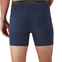 Hanes Men's Boxer Briefs, Cool Dri Moisture-Wicking Underwear, Cotton No-Ride-up for Men, Multi-Packs - Image 3