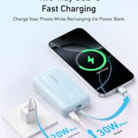 Anker Portable Charger, 10,000mAh 30W Power Bank, USB-C in and Out Fast Charging Battery Pack, Travel Essential Phone Power Bank, for iPhone 16/15, iPad, MacBook, Galaxy, Google, and More - Image 5