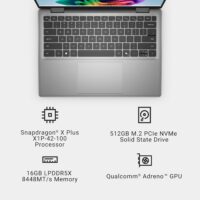 Dell Inspiron 5441 Laptop - 14-inch FHD+ (1920x1200) Display, Snapdragon X Plus - X1P-42-100 Processor, 16GB LPDDR5X RAM, 512GB SSD, Qualcomm Adreno, Windows 11 Home, Onsite Service - Titan Gray - Image 18