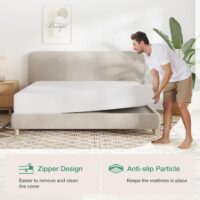 Novilla Full Mattress, 12 Inch Full Memory Foam Mattress for Supportive & Pressure Relief, Removable Washable Cover,CertiPUR-US Certified Mattresses in a Box, Firm - Image 4