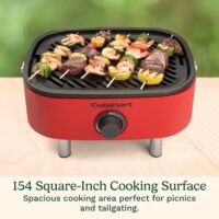 Cuisinart CGG-750 Portable, Venture Gas Grill, Red - Image 5