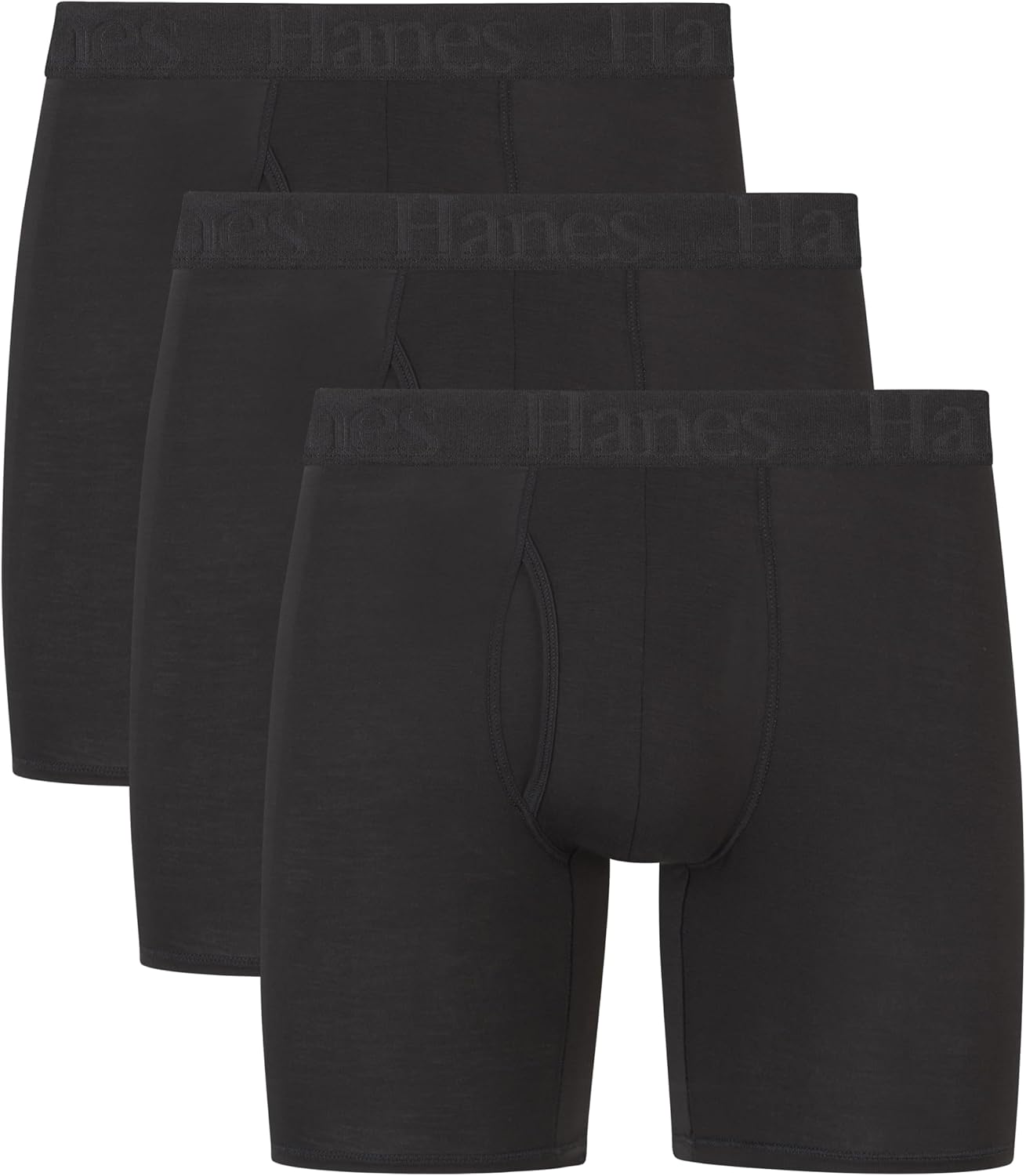 Hanes Men’s Supersoft Underwear, Viscose from Bamboo, Trunks and Boxer Briefs