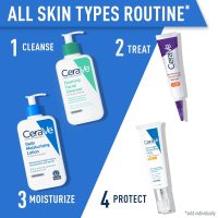 CeraVe Daily Moisturizing Lotion for Dry Skin, Body Lotion & Face Moisturizer with Hyaluronic Acid and Ceramides, Daily Moisturizer, Fragrance Free, Oil-Free, 19 Ounce - Image 4