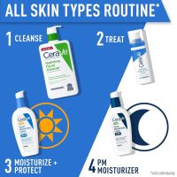 CeraVe AM Facial Moisturizing Lotion with SPF 30, Oil-Free Face Moisturizer with SPF, Formulated with Hyaluronic Acid, Niacinamide & Ceramides, Non-Comedogenic, Broad Spectrum Sunscreen, 3 Ounce - Image 6