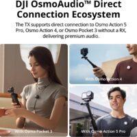 DJI Mic Mini (2 TX + 1 RX + Charging Case), Wireless Microphone for iPhone/Camera/Android, Ultralight, Detail-Rich Audio, 48h Use, Noise Cancelling, Automatic Limiting, Vlog, Streaming - Image 5
