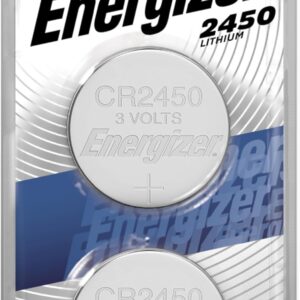 Energizer 2450 Lithium Coin Battery, 2 Pack