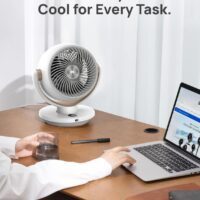 Dreo Fan for Bedroom, Desk Air Circulator Fans with Remote, 11 Inch Table Fan for Whole Room, 60ft Powerful Airflow, 120° Vertical Manual and 90° Oscillating, 4 Speeds, 8H Timer, 28dB Quiet, Home - Image 6