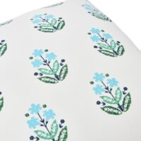 Creative Co-Op 20" Square Floral Print Cotton Pillow Cover - Image 4