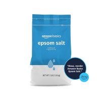 Amazon Basics Epsom Salt Soak, Unscented, Magnesium Sulfate USP, Muscle and Feet Relaxation, Soothing, 3 Pound, Pack of 1 - Image 4
