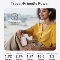 Anker Portable Charger, 10,000mAh 30W Power Bank, USB-C in and Out Fast Charging Battery Pack, Travel Essential Phone Power Bank, for iPhone 16/15, iPad, MacBook, Galaxy, Google, and More - Image 4