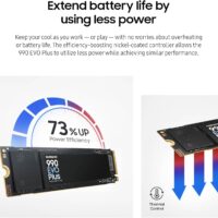 Samsung 990 EVO Plus SSD 4TB, PCIe Gen 4x4 | Gen 5x2 M.2, Speeds Up-to 7,250 MB/s, Upgrade Storage for PC/Laptops, HMB Technology and Intelligent Turbowrite 2.0, (MZ-V9S4T0B/AM) - Image 6