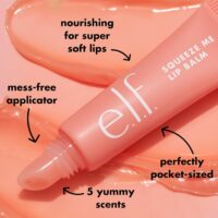 e.l.f. Squeeze Me Lip Balm, Moisturizing Lip Balm For A Sheer Tint Of Color, Infused With Hyaluronic Acid, Vegan & Cruelty-free, Vanilla Frosting - Image 4
