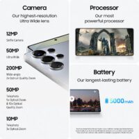 SAMSUNG Galaxy S25 Ultra Cell Phone, 512GB AI Smartphone, Unlocked Android, AI Camera, Fast Processor, Long Battery Life, 2025, US 1 Yr Manufacturer Warranty, Titanium Gray - Image 7