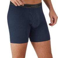 Hanes Men's Boxer Briefs, Cool Dri Moisture-Wicking Underwear, Cotton No-Ride-up for Men, Multi-Packs - Image 4