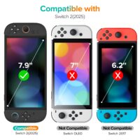 ivoler 3-Pack Screen Protector Tempered Glass for Nintendo Switch 2 Model 2025, Transparent HD Clear Anti-Scratch Screen Protector Accessories for Nintendo Switch 2, [7.9 inch] - Image 2