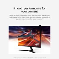 SAMSUNG 24" Essential S3 (S36GD) Series FHD 1800R Curved Computer Monitor, 100Hz, Game Mode, Advanced Eye Comfort, HDMI and D-sub Ports, LS24D366GANXZA, 2024 - Image 8