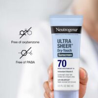Neutrogena Ultra Sheer Dry-Touch Water Resistant and Non-Greasy Sunscreen Lotion with Broad Spectrum SPF 70, 3 Fl Oz (Pack of 1) - Image 7