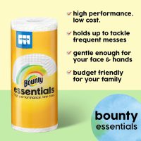 Bounty Essentials Select-A-Size Paper Towels, White, 2 Triple Rolls = 6 Regular Rolls - Image 2