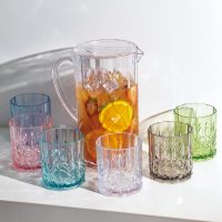 BELLAFORTE Shatterproof Tritan Plastic Short Tumbler, Set of 4, 13oz - Myrtle Beach Unbreakable Crystal Cut Old Fashioned Drinking Glasses for Whiskey - BPA Free - Dishwasher Safe - Teal - Image 9