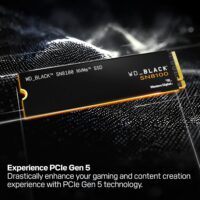 WD_BLACK 2TB SN8100 NVMe SSD Internal Solid State Drive - Gen 5 PCIe 5.0x4, M.2 2280, Seq. Read Speeds Up to 14,900 MB/s, Best for AI Applications, Gaming, and Video Editing - WDS200T1X0M - Image 2