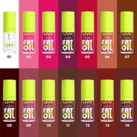 NYX PROFESSIONAL MAKEUP Fat Oil Lip Drip, Moisturizing Lip Oil Gloss, Vegan Tinted Formula, Up to 12 HR Hydration - Missed Call (Sheer Pink) - Image 5