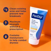 PanOxyl Acne Foaming Wash Benzoyl Peroxide 10% Maximum Strength Antimicrobial, 5.5 Oz - Image 3