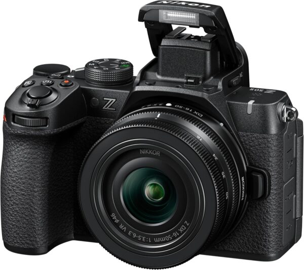 Nikon Z50 II with Wide-Angle Zoom Lens | Compact mirrorless Stills/Video Camera with Easy Color presets and Wireless Photo Sharing | Nikon USA Model