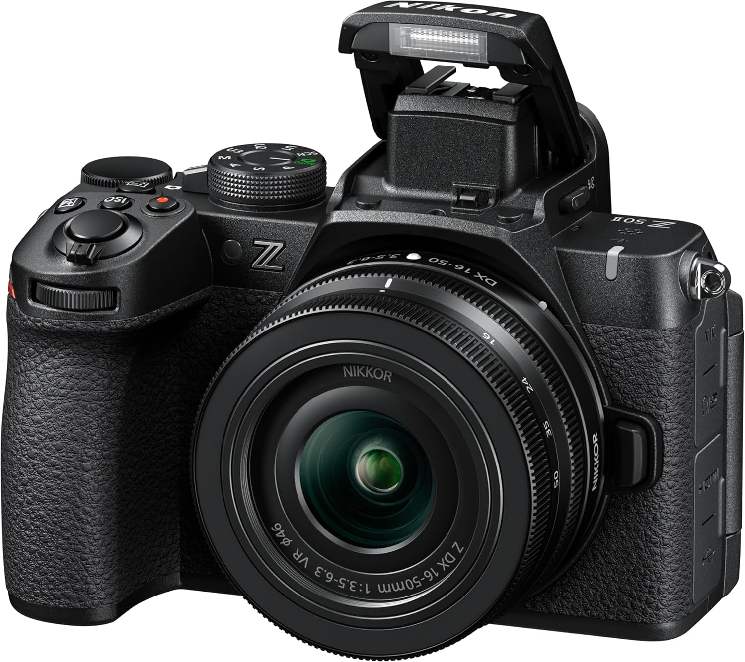 Nikon Z50 II with Wide-Angle Zoom Lens | Compact mirrorless Stills/Video Camera with Easy Color presets and Wireless Photo Sharing | Nikon USA Model