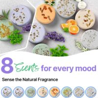 Shower Steamers Aromatherapy BLRIET 8 Pack Gifts for Women Father Day Gift Dad Men, Birthday Gifts for Her Stress Relief Home Spa, Lavender Natural Essential Oil Self Care Relaxation Shower Bombs Teen - Image 3