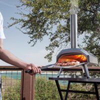 Ooni Karu 12 Multi-Fuel Outdoor Pizza Oven – 12 Inch Pizzas in 60 Seconds - Portable Wood and Gas Fired Pizza Oven with Pizza Stone, Dual Fuel Ooni Pizza Oven - Image 4