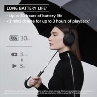Sony WH-1000XM6 The Best Wireless Noise Canceling Headphones, HD NC Processor QN3, 12 Microphones, Adaptive NC Optimizer, Mastered by Engineers, Studio-Quality, 30-Hour Battery, Black - Image 8