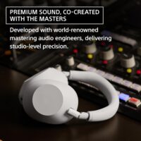 Sony WH-1000XM6 The Best Wireless Noise Canceling Headphones, HD NC Processor QN3, 12 Microphones, Adaptive NC Optimizer, Mastered by Engineers, Studio-Quality, 30-Hour Battery, Black - Image 4