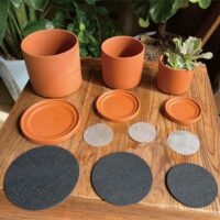 D'vine Dev Terracotta Pots for Plants, 4.2 Inch 5.3 Inch 6.5 Inch, Succulent Planter Pot with Drainage and Saucer, 40-T-A-0 - Image 5