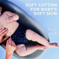 Q-tips Cotton Swabs For Hygiene and Beauty Care Original Cotton Swab Made With 100% Cotton 625 Count, WHITE - Image 6