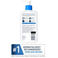 CeraVe Daily Moisturizing Lotion for Dry Skin, Body Lotion & Face Moisturizer with Hyaluronic Acid and Ceramides, Daily Moisturizer, Fragrance Free, Oil-Free, 19 Ounce - Image 5