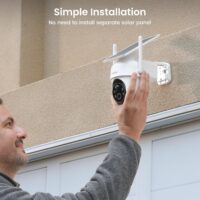 AOSU Security Cameras Outdoor Wireless, 4 Cam-Kit, No Subscription, Solar-Powered, Home Security Cameras System with 360° Pan & Tilt, Auto Tracking, 2K Color Night Vision, Easy Setup, 5G & 2.4G WiFi - Image 9