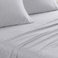 Laura Ashley Home - King Sheets, Soft Sateen Cotton Bedding Set - Sleek, Smooth, & Breathable Home Decor, Winnie Grey - Image 3